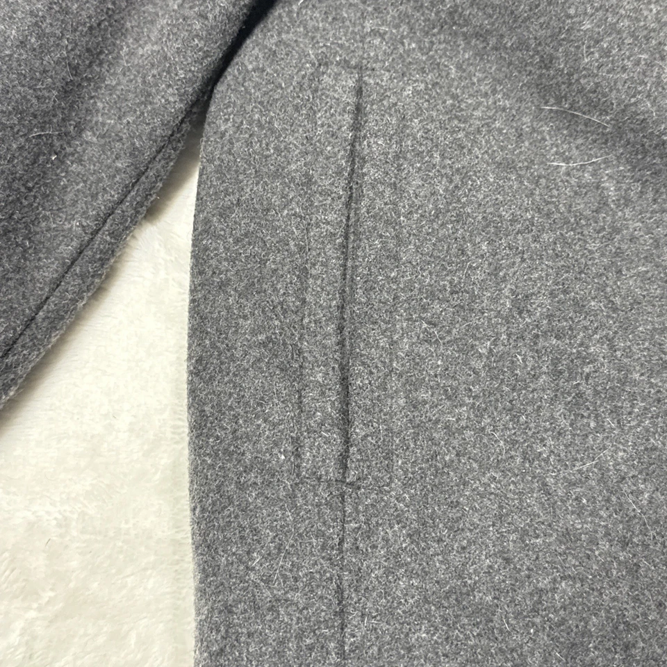 Abrigo Chaqueta Gap Para Hombres Talla XL Mezcla Lana Carbón Bolsillos Cremallera Completa Acolchado Interior Foto 3 de 4