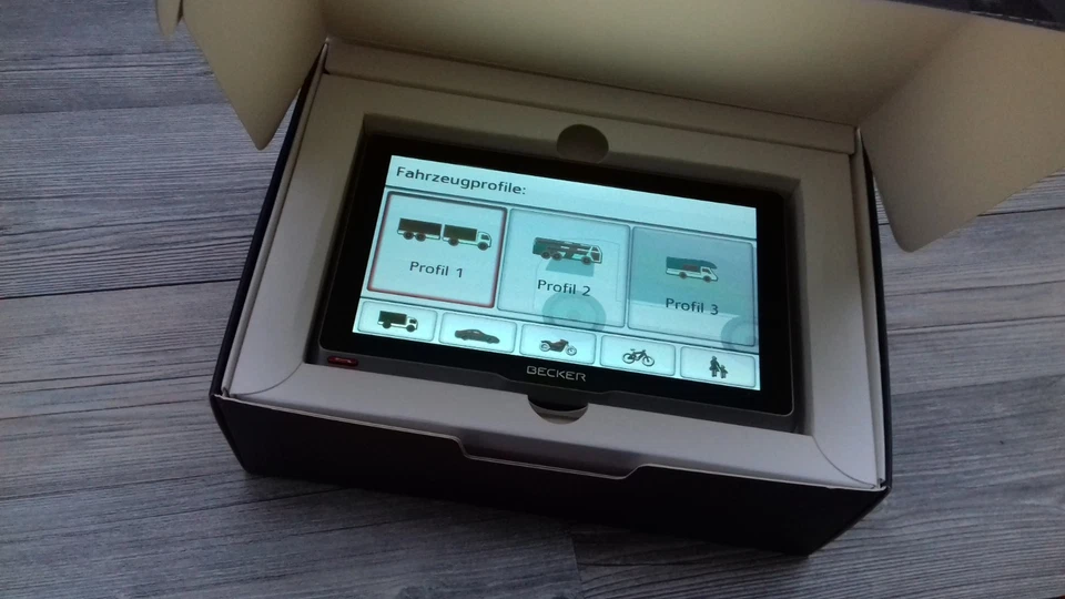 Becker Transit 7 sl NEU NEW NUOVO TMC NAVI LKW BUS Camper Navigationsgerät - Bild 3 von 4