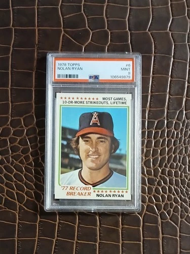 1978 Topps #6 Nolan RYAN🏆PSA 9🏆RARE pop. 431🎈