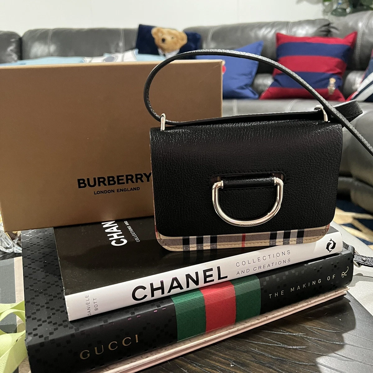 Burberry d ring bag mini cheap