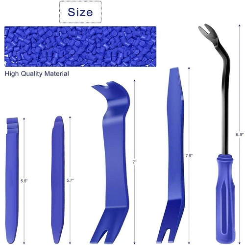 5x Car Panel Trim Removal Tool Kit Set Auto Dashboard Plastic Pry Door Fastener - Bild 3 von 12
