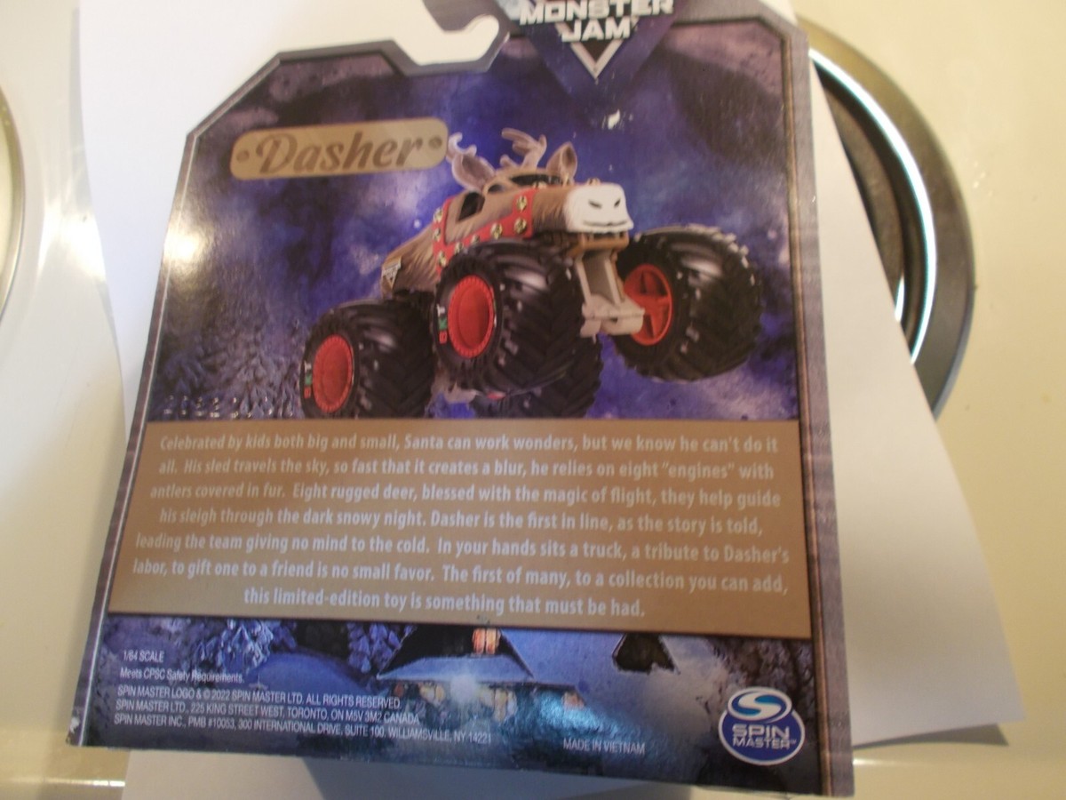 IN STOCK! 2022 Monster Jam Monster Truck Christmas Holiday
