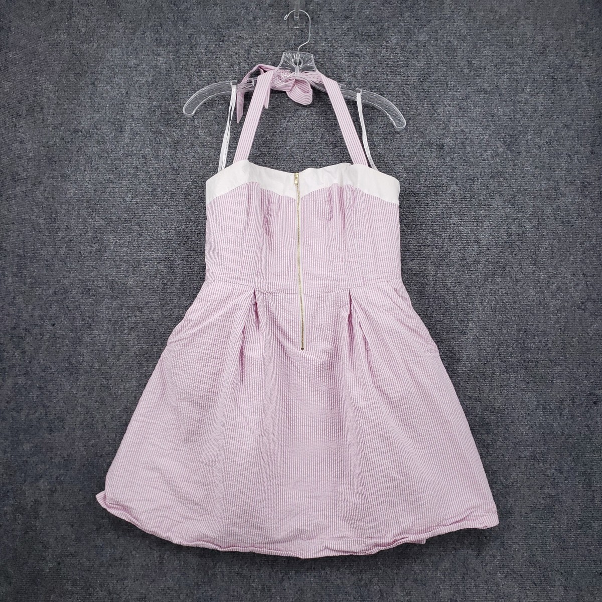 open lace back dress 0 / Roxie Pink Harbor Stripe