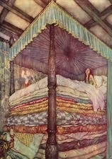 The Princess and the Pea : Edmund Dulac : 1900 : Archival Quality Art Print