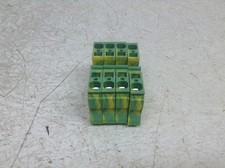 Phoenix Contact ST16-PE Green Yellow Wire Terminal ST16PE Lot of 4