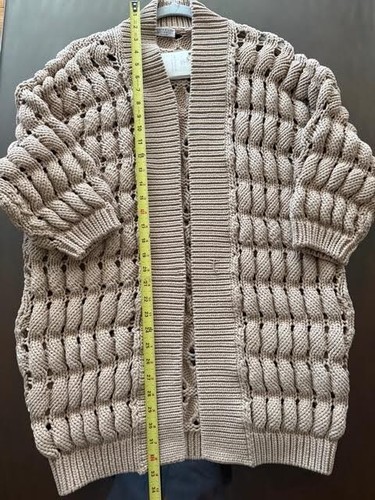 Brunello Cucinelli Women's Cardigan/Sweater/Jacket size M Twisted Cable Knit NWT - Picture 15 of 20
