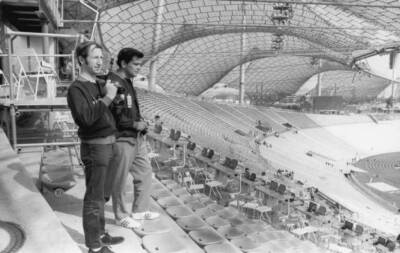 Bob Churchill & John Palin Two Members British Olympic Small Bore Rif 1972 PHOTO