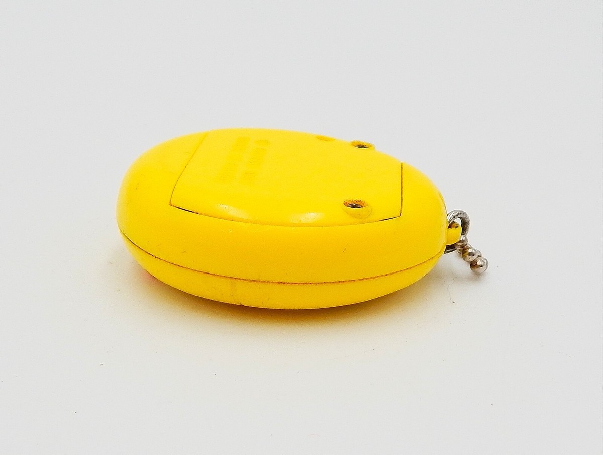 Bandai Tamagotchi P2 Yellow w/ Orange Digital Virtual Pet