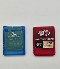 Sony PlayStation 2 Memory Card MagicGate 8MB Mad Catz Memory Card Pair