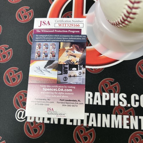 1986 WS Mets Starting 4 Inscribed OMLB Baseball JSA All Four Signed + Inscribed - Picture 4 of 4