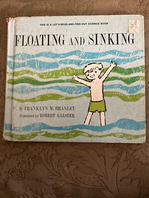 Vintage 1967 Floating and Sinking Branley Let's Read and Find Out Science