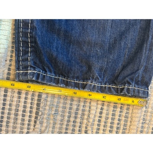 Rivet de Cru Mae Straight Relaxed Denim Jeans Distressed All Cotton Mens 38 x 32 - Picture 14 of 14