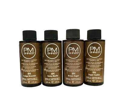 Paul Mitchell PM Shines Demi-Permanent Hair Color 2oz - PACK OF 2 -Choose Yours-