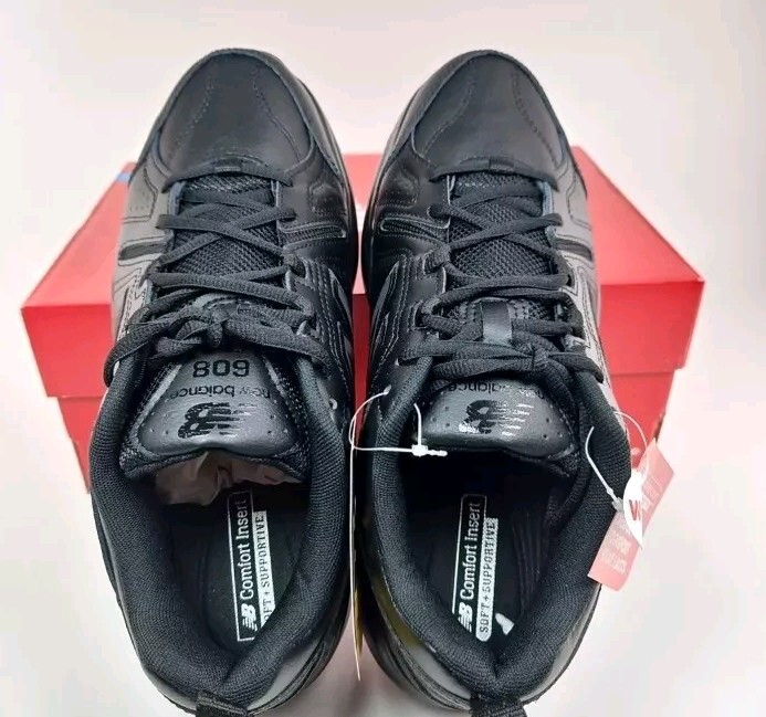 New Balance WX608V5 Slip Resistant Black Restaurant Sneakers