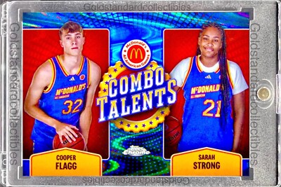 Cooper Flagg RARE ROOKIE BLUE WAVE REFRACTOR INVESTMENT SSP CHROME ROY MINT