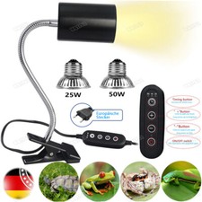 Heizlicht Lampenhalter Terrarium Aquarium Wärmelampe Reptilien Strahler UVB UVA