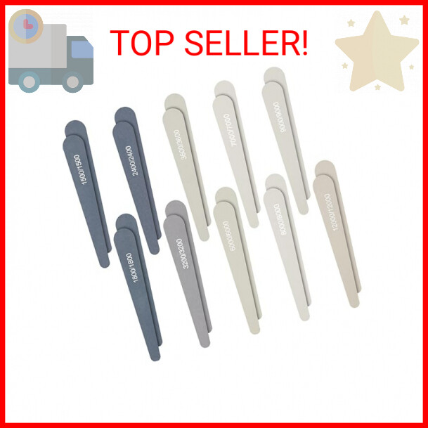 20 Pcs Honoson Sanding Sticks for Plastic Models Polishing Sticks