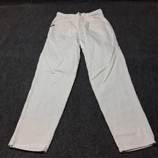 Vintage Gitano Corduroy Pants Women Size 13 / 14 White High Rise 26x30