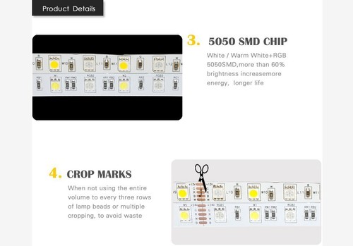 5m Tiras de LED 12V 24V RGB RGBW RGBWW SMD 5050 IP65 Banda regulable Barra - Imagen 10 de 160