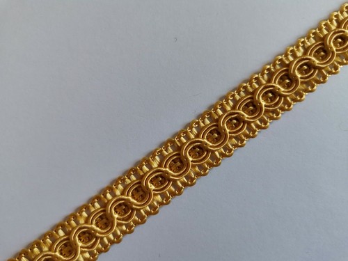 13mm SILKY CHAIN BRAID Gimp Trim Upholstery Furnishing DISCOUNTS for 5m/10m/50m - Picture 15 of 21