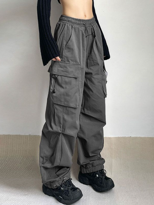 Harajuku Oversized Pants Women Streetwear Vintage Y2k Hip Hop Wide