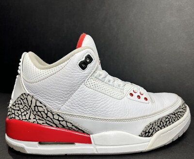 Jordan 3 Retro Hall of Fame 2018 Katrina 136064-116 - Size 9