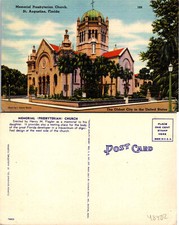 Memorial Presbyterian Church Henry M. Flagler FL Postcard Unused 48702