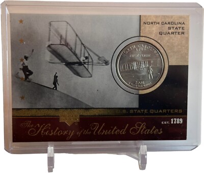 2004 Upper Deck History of the United States U.S. State Quarter Card ...