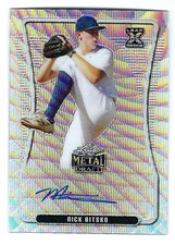 NICK BITSKO 2020 LEAF METAL DRAFT SILVER WAVE XRC ROOKIE AUTO