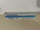Vintage Teledyne Post 38DC-408  8” Triangle Template 45 Degree Drafting 12 NIB — photo 1