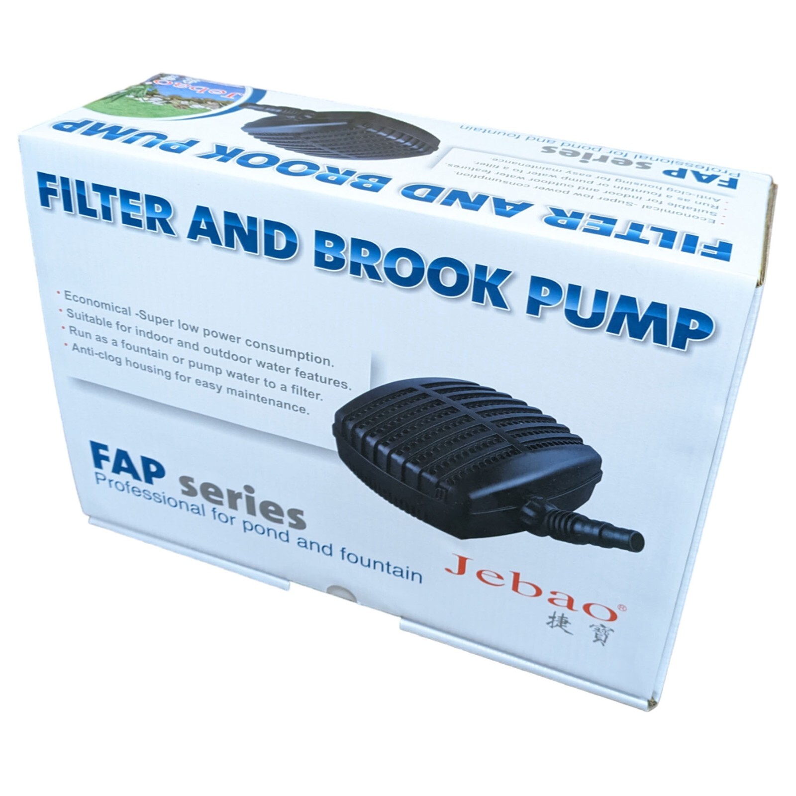 Jebao FAP Pond Filter Pump Solids Handling Low Wattage Koi Fish