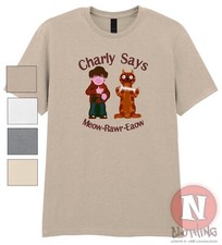 Charlie Says t-shirt early 90s rave The Prodigy Kick it EDM organic heavy tee