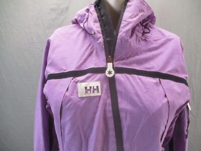 【HELLY HANSEN】スノージャケット Sサイズ Helly Hansen Size S Womens Purple Full Zip Stand Collar Pocket Ski