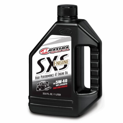 MAXIMA SXS 5W-40 Full-Synthetic 4-Stroke 4T Side-x-Side Engine Motor Oil 1L