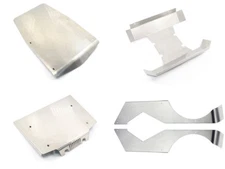 Axial Wraith 90018 90020 90031 Stainless Steel Roof Bonnet Side Skid Plate Panel