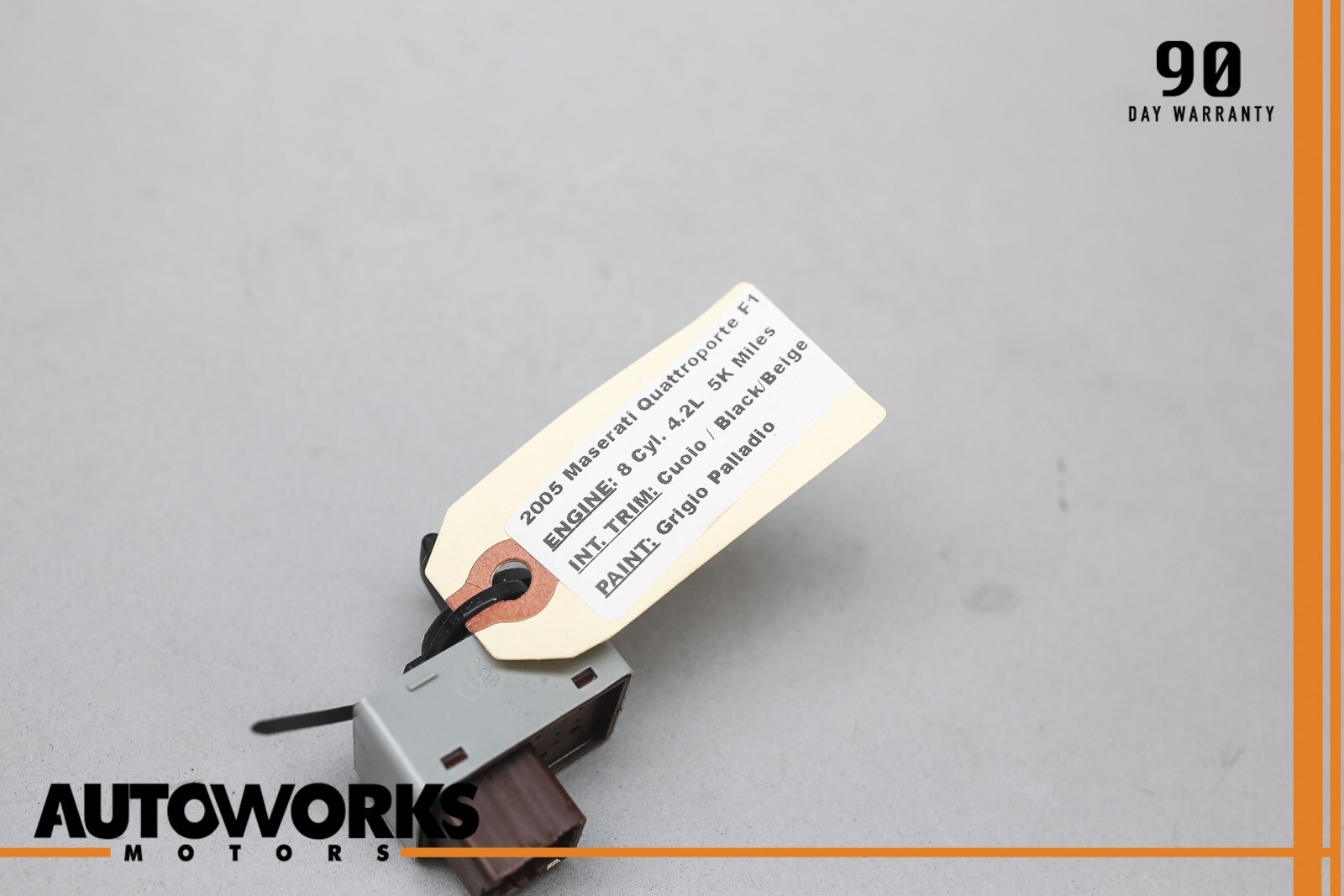 03-13 Maserati Quattroporte M139 Steering Column Adjustment Switch 197645 OEM