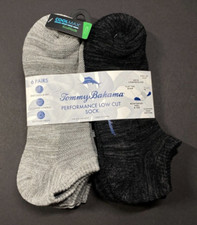 NWT Tommy Bahama Coolmax Performance Low Cut Socks One Size - 6 Pair