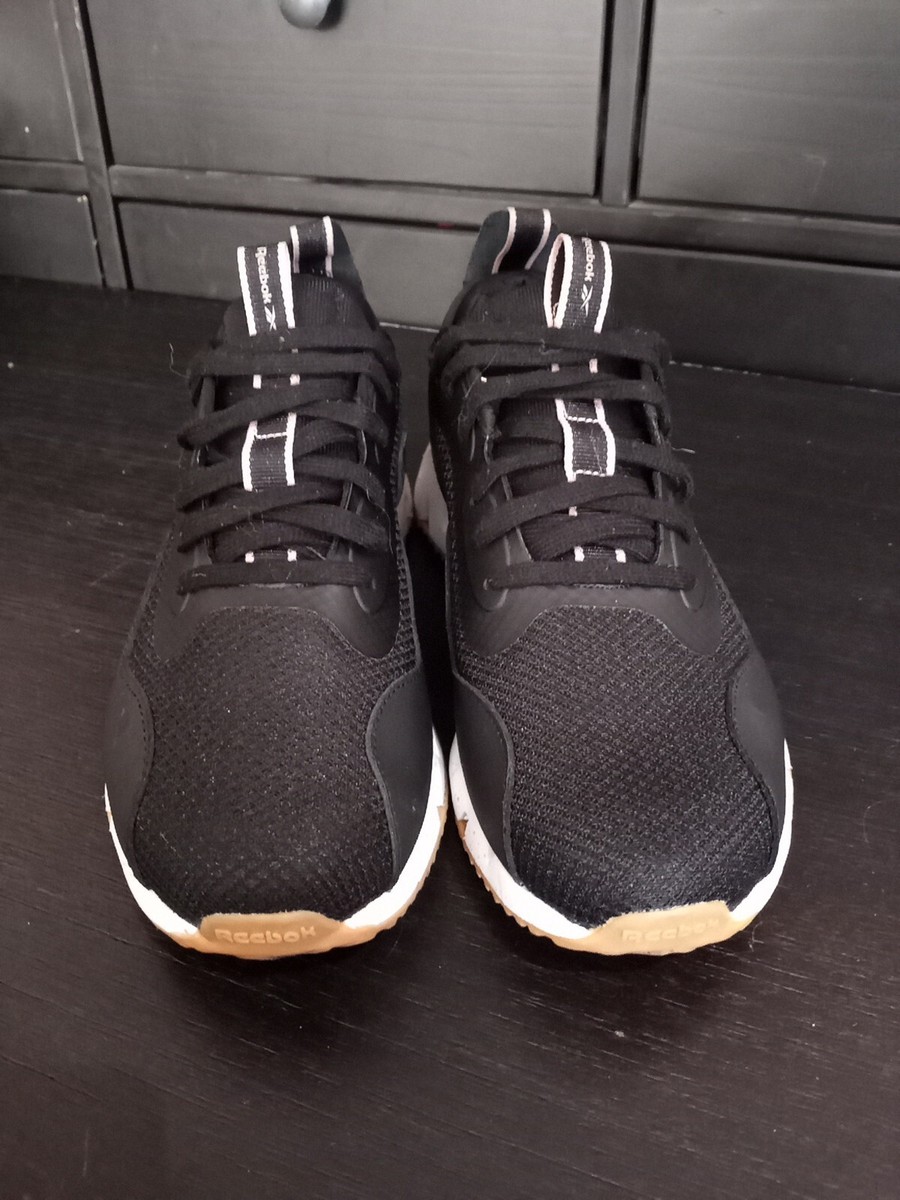 REEBOK PERFORMANCE ZIG DYNAMICA SNEAKERS CORE BLACK WHITE RUBBER GUM, MENS 12 Reebok Performance Zig Dynamica Sneakers Core Black White  main image 2