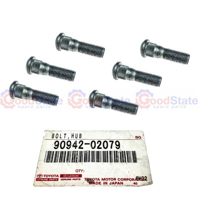 Genuine Hiace LH108 KLH28 KLH22 KLH18 KLH12 KDH223 Rear Wheel Hub Stud Bolt x6