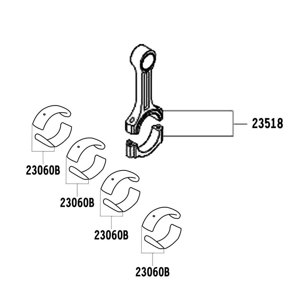 Crankshaft+Main and Rod Bearing kit For Hyundai Sonata Kia Forte Optima