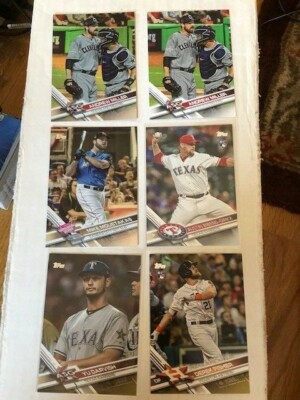 2017 Topps Baseball Cards GOLD SILVER FATHER'S DAY RAINBOW FOIL LOT Yu Darvish +