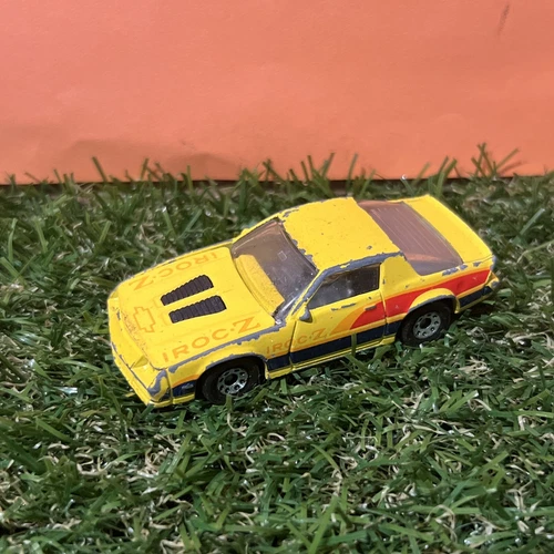 Vintage 1985 Matchbox Iroc Z Camaro - Yellow Diecast Toy Car
