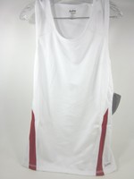 Eastbay, 2 Color Singlet, Women, White/ Red, Size Xl, Polyester, W/tag Eastbay, 2 Color Singlet, Women, White/ Red, Size Xl, Polyester, W/tag