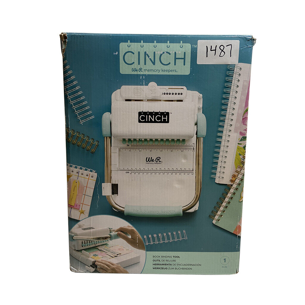 The Cinch Book Binding Machine, Version 2 by We R Memory Keepers | Teal and  Gray