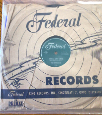 78 RPM ''ANNIE'S AUNT FANNIE/CRAZY LOVING (STAY WITH ME)'' THE MIDNIGHTERS - 1954