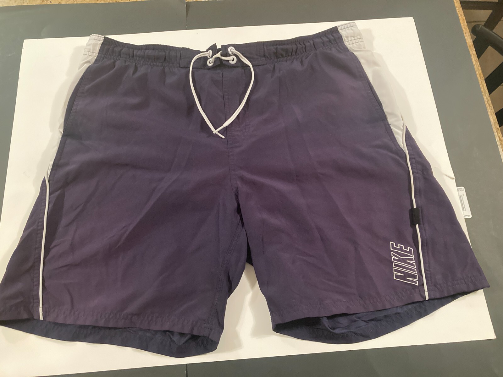 Men's Nike Shorts Navy Blue Large eBay