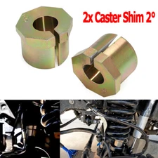 2Pcs Caster Shim Set 2° For 2005-2022 Ford Super Duty F-250 F-350 4WD F450 F-450