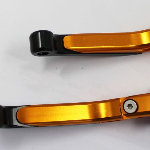 GOLD CNC Adjustable Brake & Clutch Levers KAWASAKI ZX10R 04/05 ZX12R