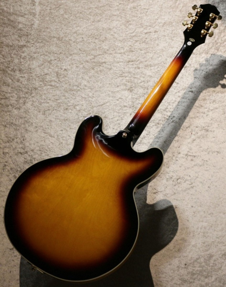 Epiphone Sheraton with Frequensator Vintage Sunburst Semi-Hollow