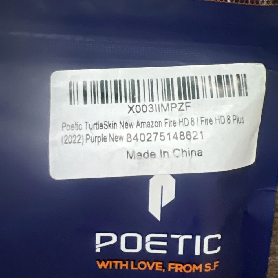 Poetic Tablet Cases - Fits Amazon Fire HD 8 Purple NEW. 50 - Image 3 of 3